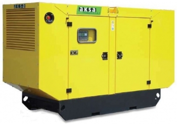 Дизельный генератор 124 квт Aksa AC-170 в кожухе с АВР - новый