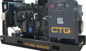 Дизельный генератор 10,8 квт CTG AD-14RE-M открытый (на раме) - новый