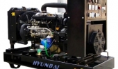 Дизельный генератор 110 квт Hyundai DHY150KE открытый (на раме) - новый