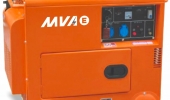 Дизельный генератор 3,15 квт MVAE ДГ-3500-К в кожухе - новый