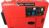 Дизельный генератор 10 квт АМПЕРОС LDG-15000-S-3 в кожухе - новый