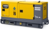 Дизельный генератор 32,9 квт Atlas Copco QAS-40 в кожухе - новый